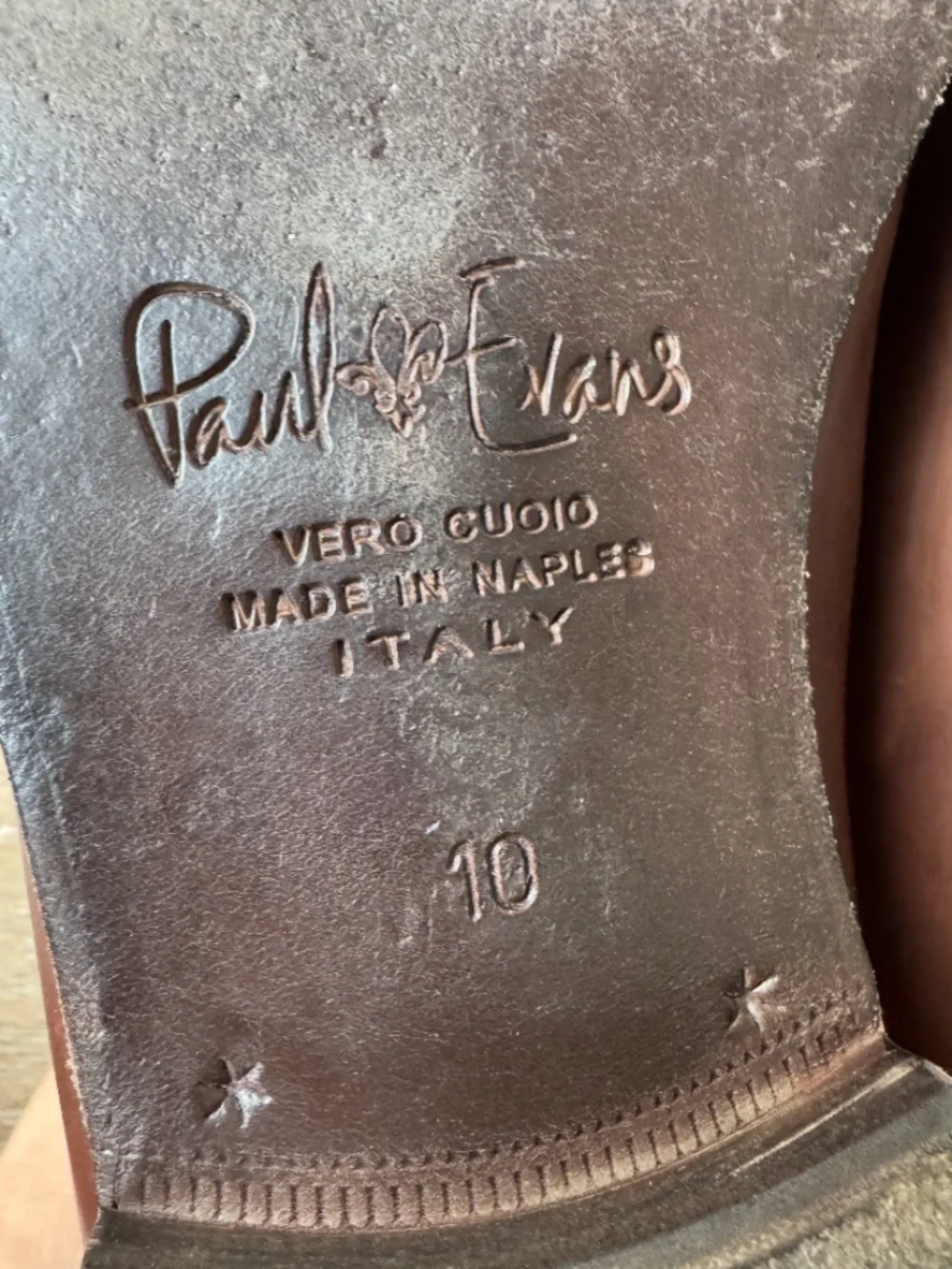 Paul Evans Brown Stewart Penny Loafer in Size 10